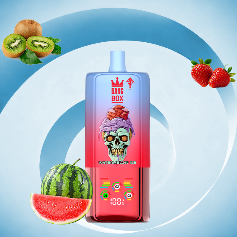 BANG BOX 80000 Puffs 3 in1 Flavor Disposable Vape - Watermelon Ice + Red Bull + Strawberry Kiwi