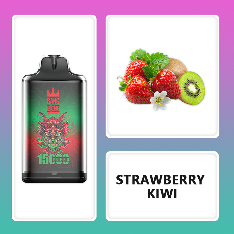 BANG BOX S1-15000 Puffs Disposable Vape-Strawberry kiwi