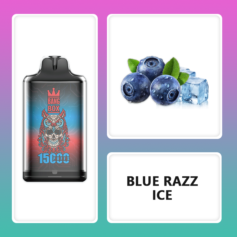 BANG BOX S1-15000 Puffs Disposable Vape-Blue Razz Ice