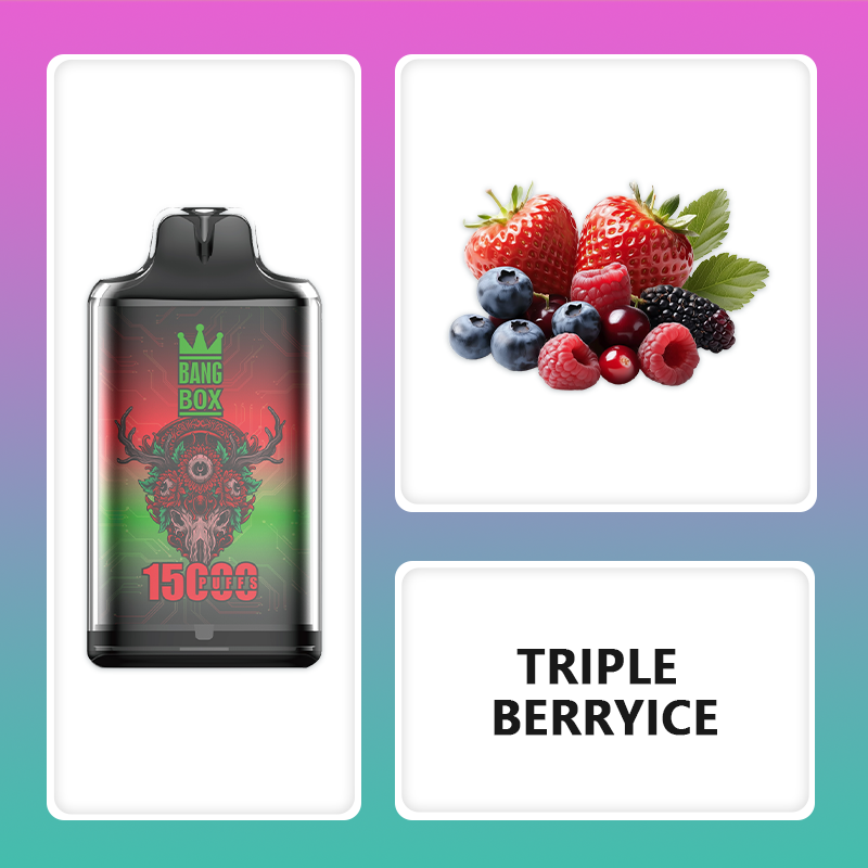 BANG BOX S1-15000 Puffs Disposable Vape-Triple Berryice