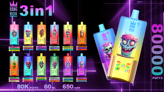 BANG BOX 80000 puff 3 in1 Flavor Disposable Vape