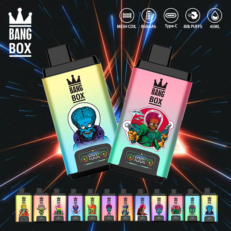 BANG BOX 50000 Puffs Double Flavor Disposable Vape-Strawberry Ice & Passion Fruit