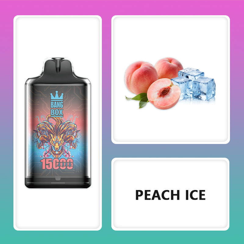 BANG BOX S1-15000 Puffs Disposable Vape-Peach Ice