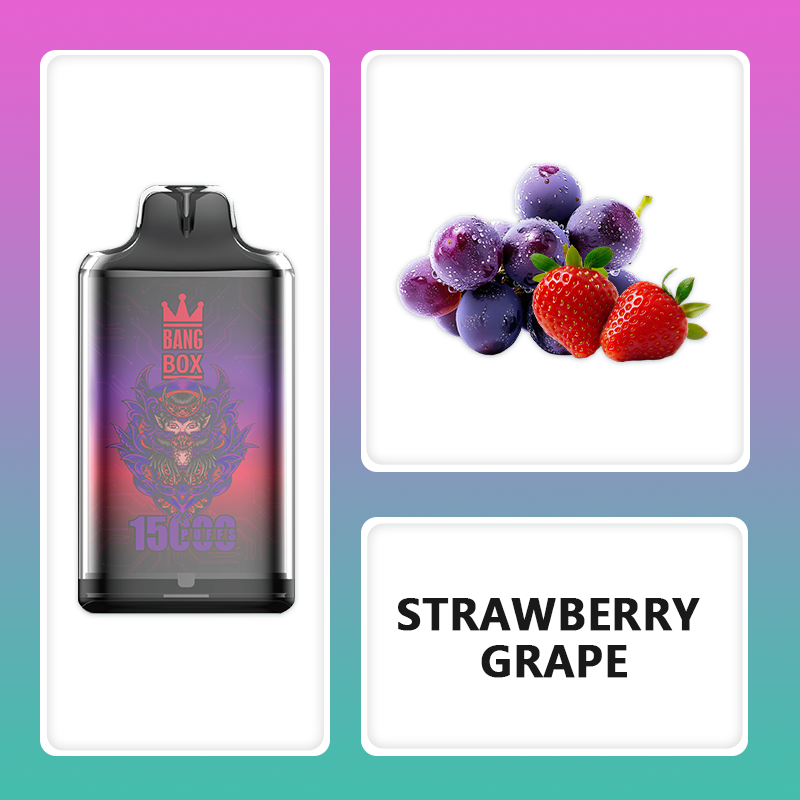 BANG BOX S1-15000 Puffs Disposable Vape-Strawberry Grape