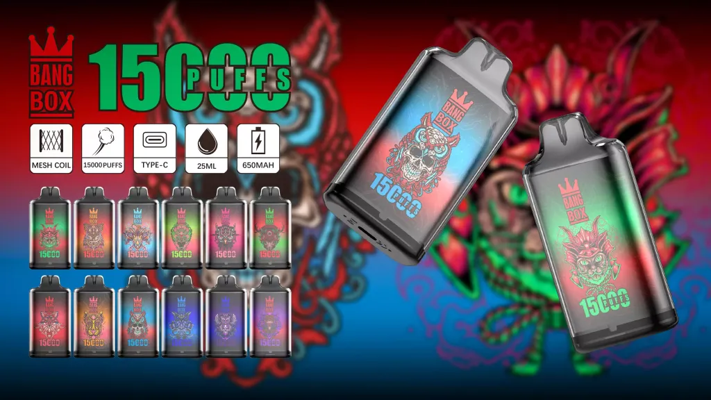 BANG BOX S1-15000 Puffs Disposable Vape-Strawberry kiwi