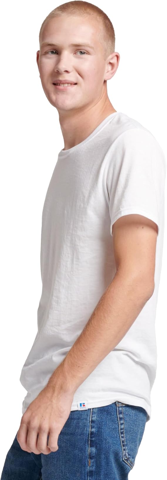 Men's Dri-Power short-sleeved T-shirt, moisture-wicking, odor-resistant, and UPF 30+ sun protection.