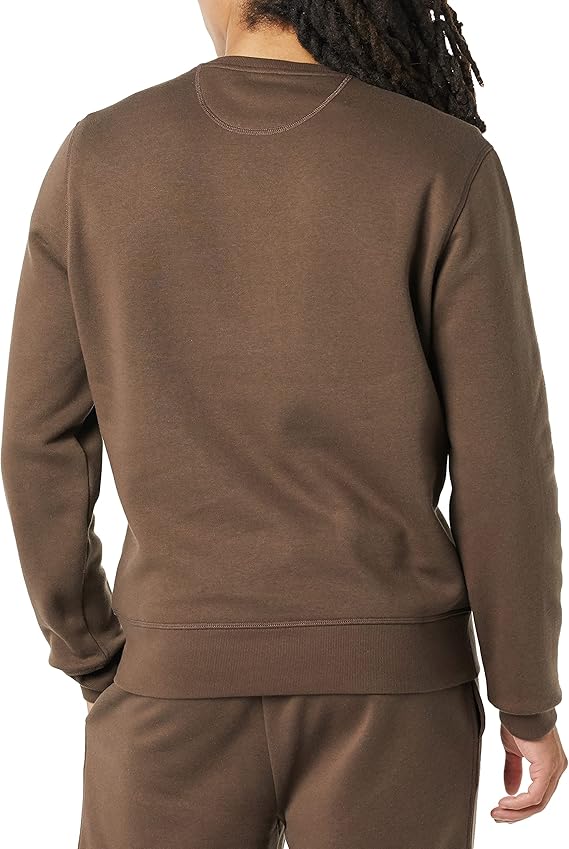 Men's fleece crewneck sweatshirt (available in large and extra-long sizes)