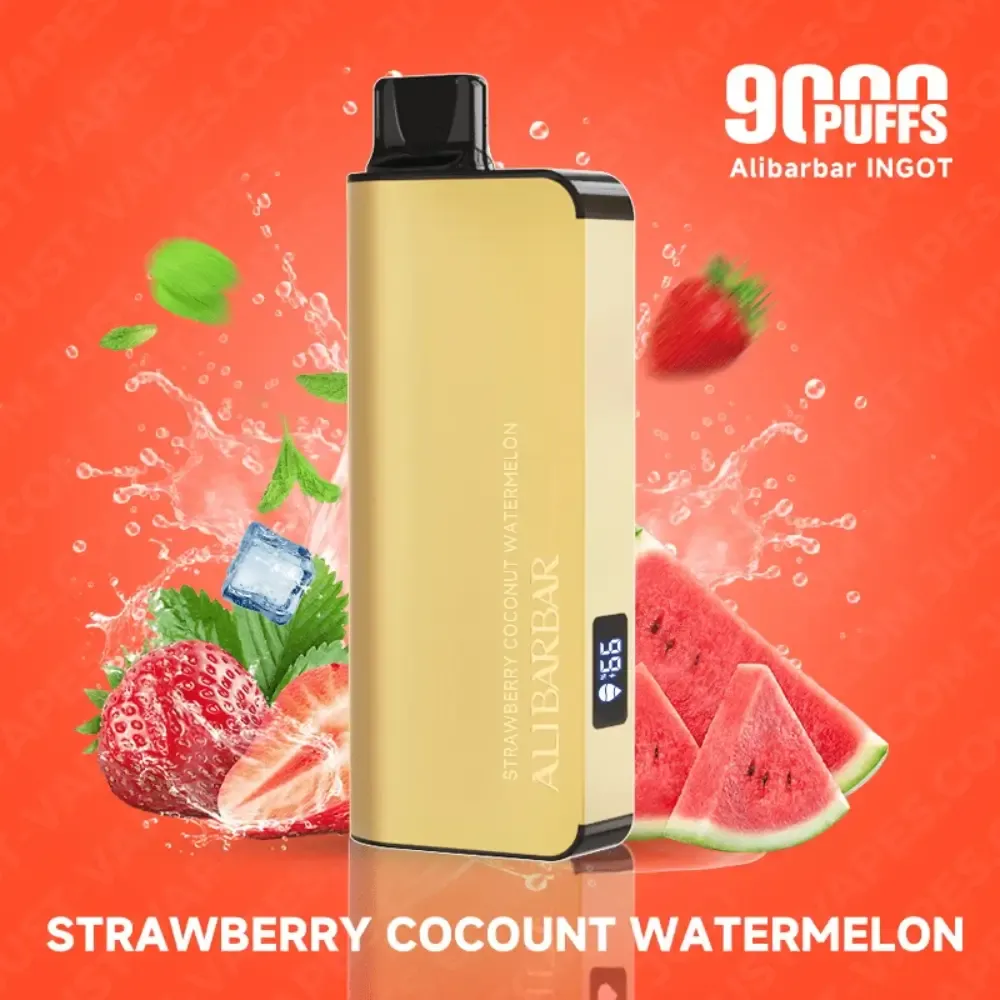 STRAWBERRY COCONUT WATERMELON – ALIBARBAR INGOT9000