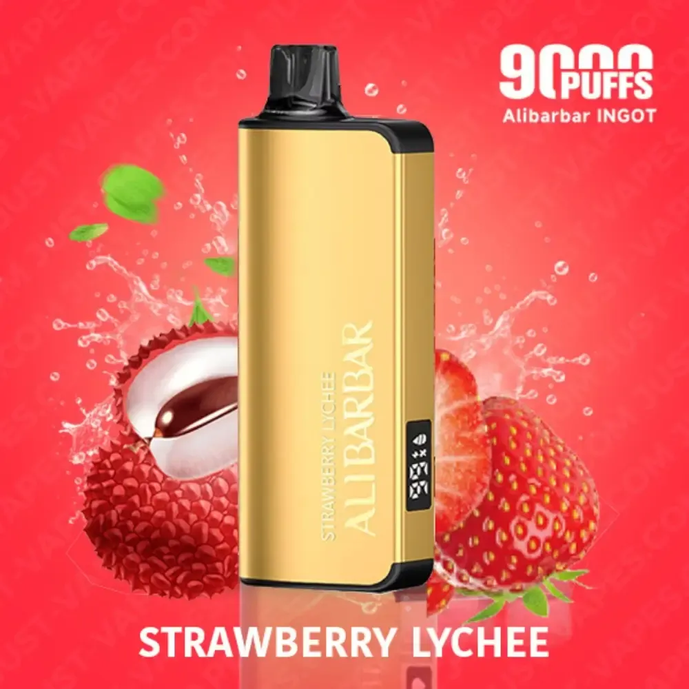STRAWBERRY LYCHEE – ALIBARBAR INGOT9000