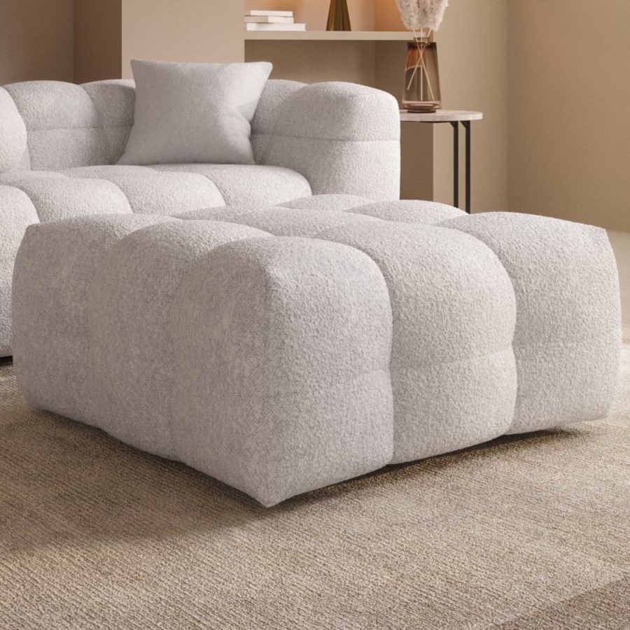 IKEA Cream Boucle 3 Seater Cloud Sofa