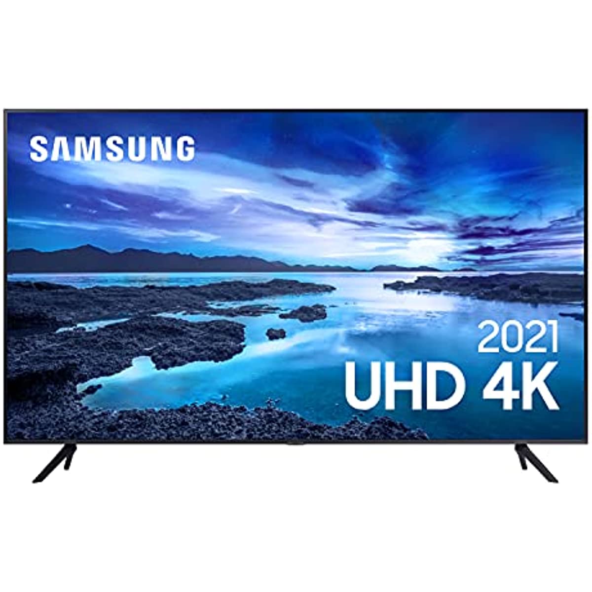 Smart TV LED 43 4K UHD Samsung UN43AU7700GXZD - Alexa built-in, Bivolt