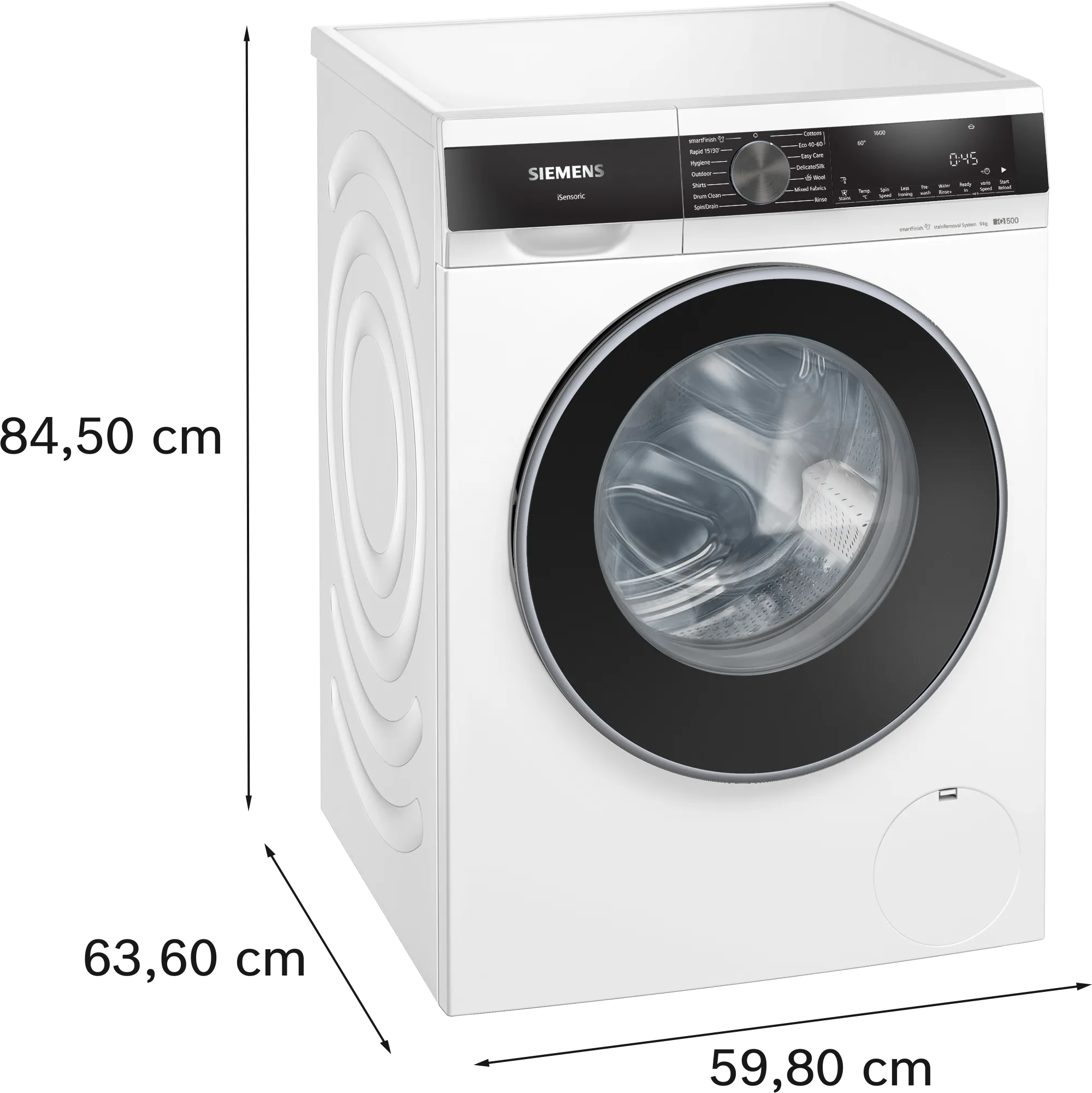 SIEMENS WG46G2Z1GB IQ500 Washing machine, front loader 9 kg 1600 rpm