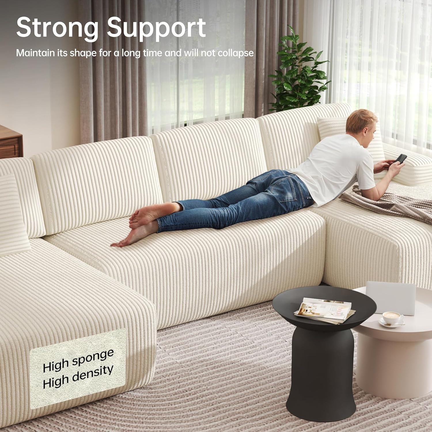 DURASPACE Cloud-Sektionalsofas für das Wohnzimmer