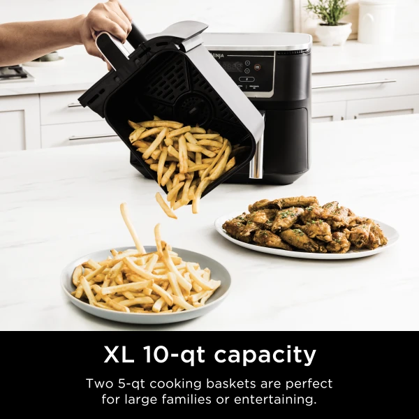 Ninja® Foodi® 6-in-1 Smart 10-qt. 2-Basket Air Fryer