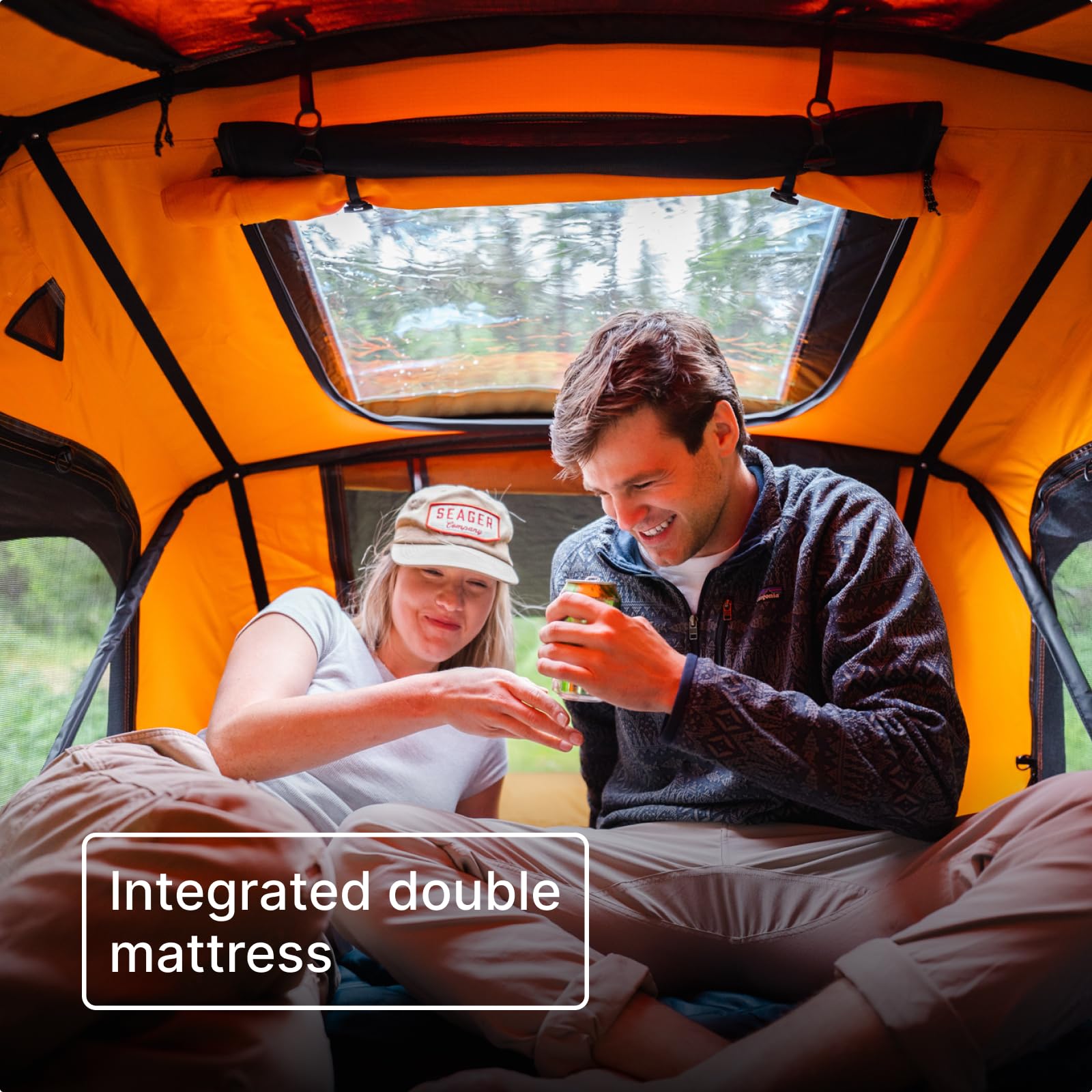 TentBox Lite Car Roof Tent - TentBox Car Roof Tent - Car Camping All Year Round - FITS MOST CARS - Premium Retractable Design, 30 Seconds Assembly