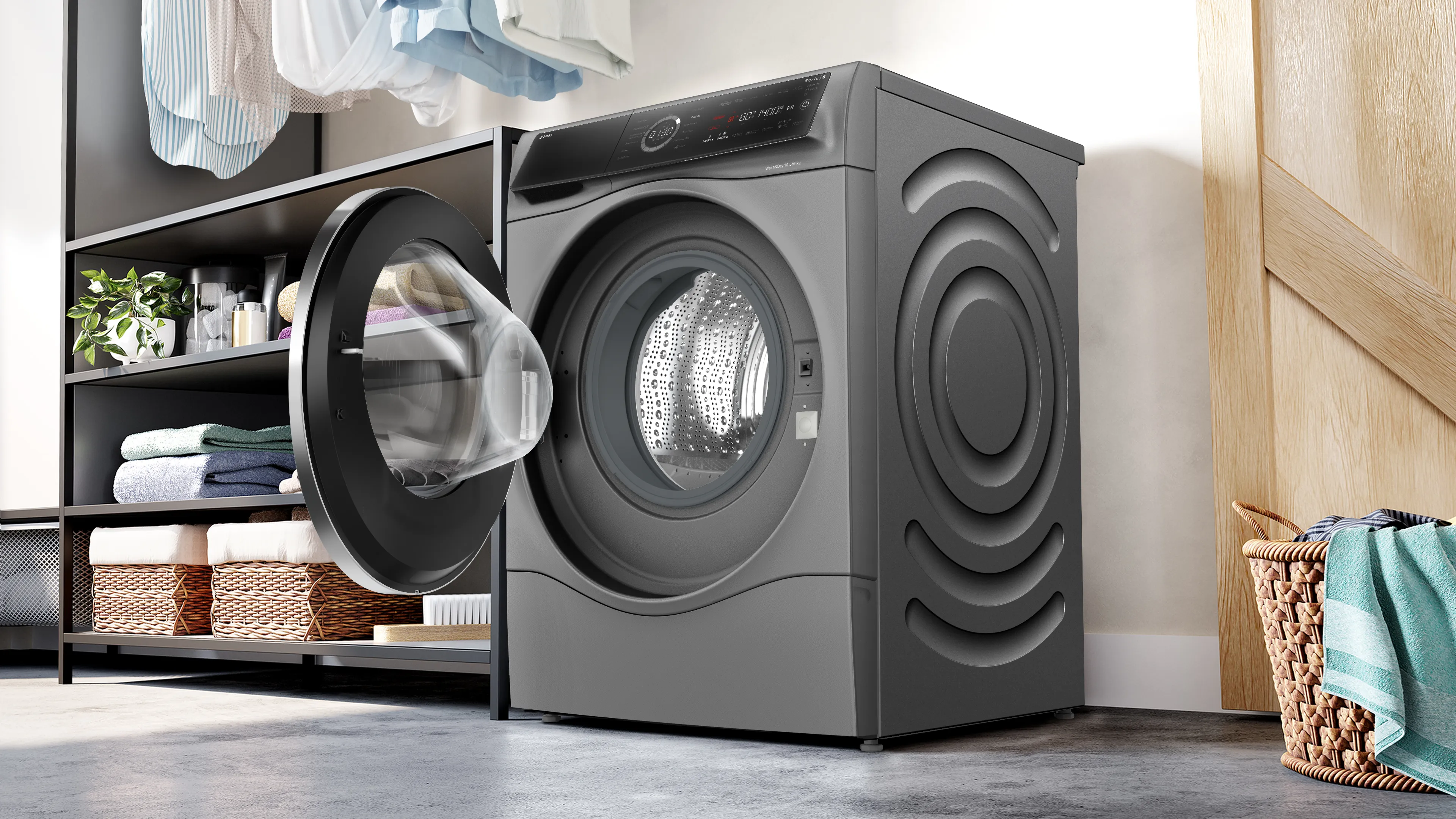 BOSCH WNC254ARGB Series 8 Washer dryer 10.5/6 kg 1400 rpm