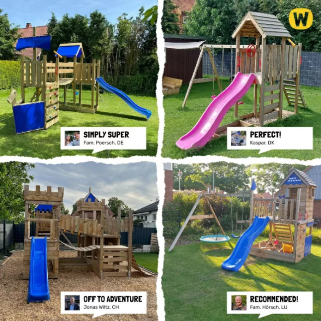 Wooden climbing frame Wickey Smart Camp