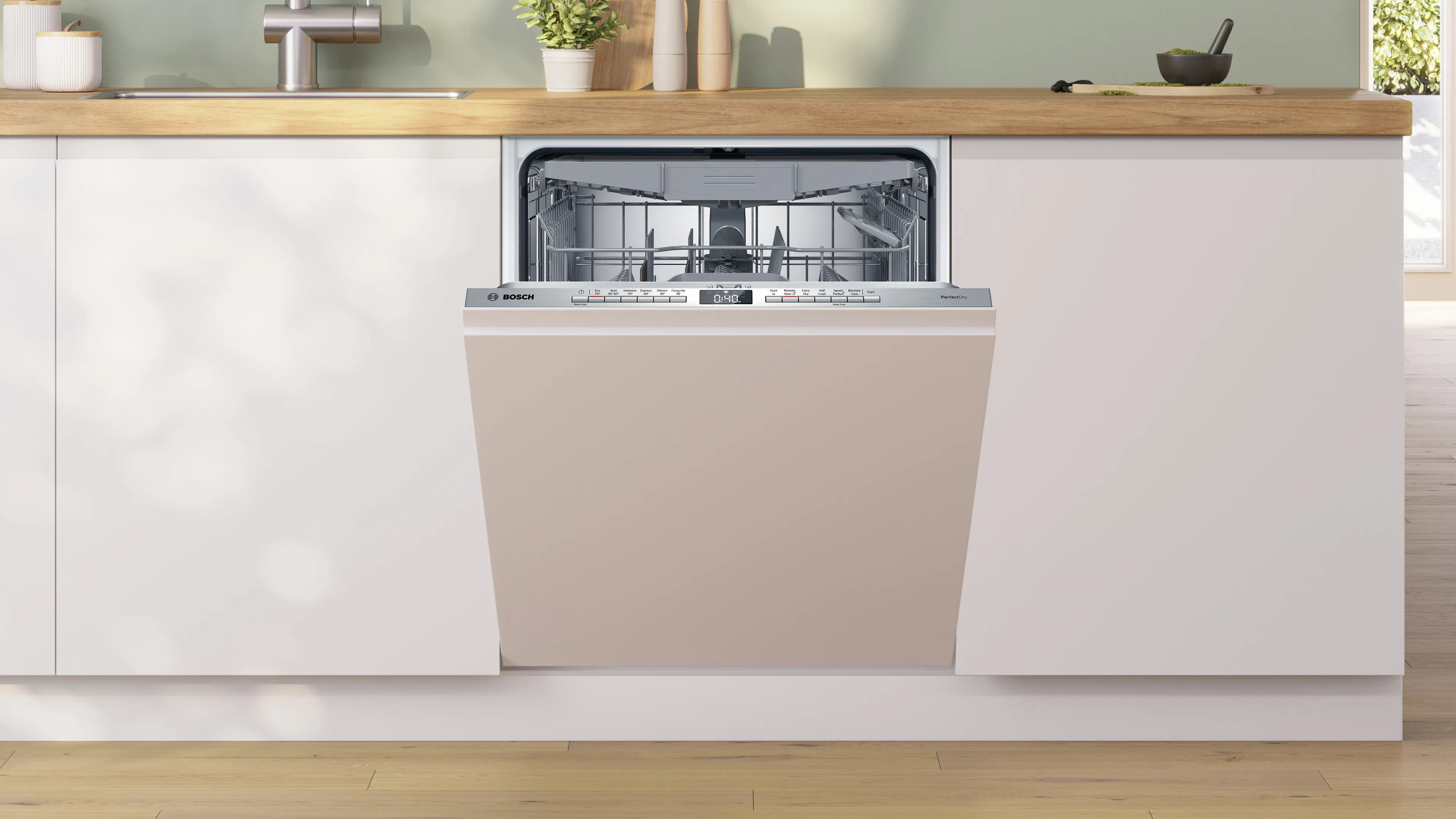 Bosch SMV6ZCX10G Series 6 Fully-integrated dishwasher 60 cm
