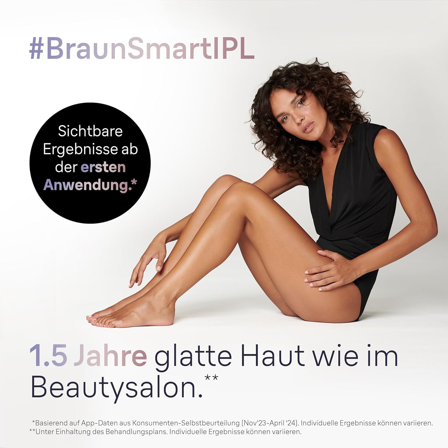 Braun Smart IPL Skin i·expert, Alternative to Laser Hair Removal for Home