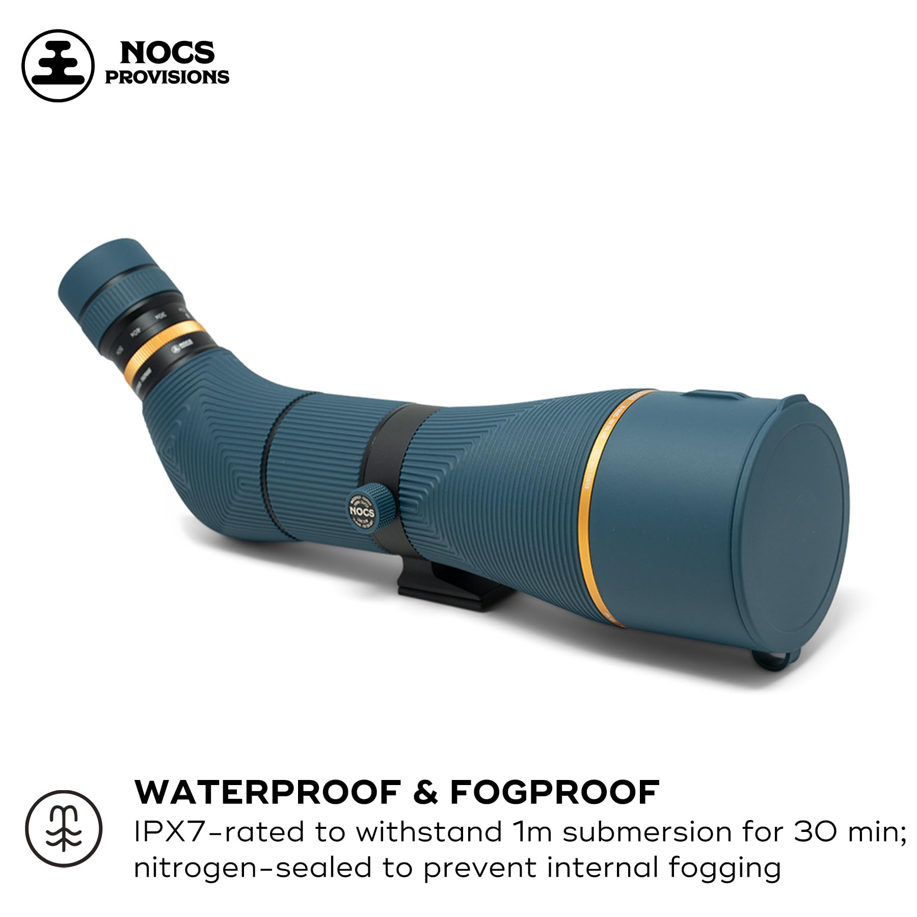 Nocs Provisions Long View 20-60x85mm Spotting Scope – Waterproof, Fogproof