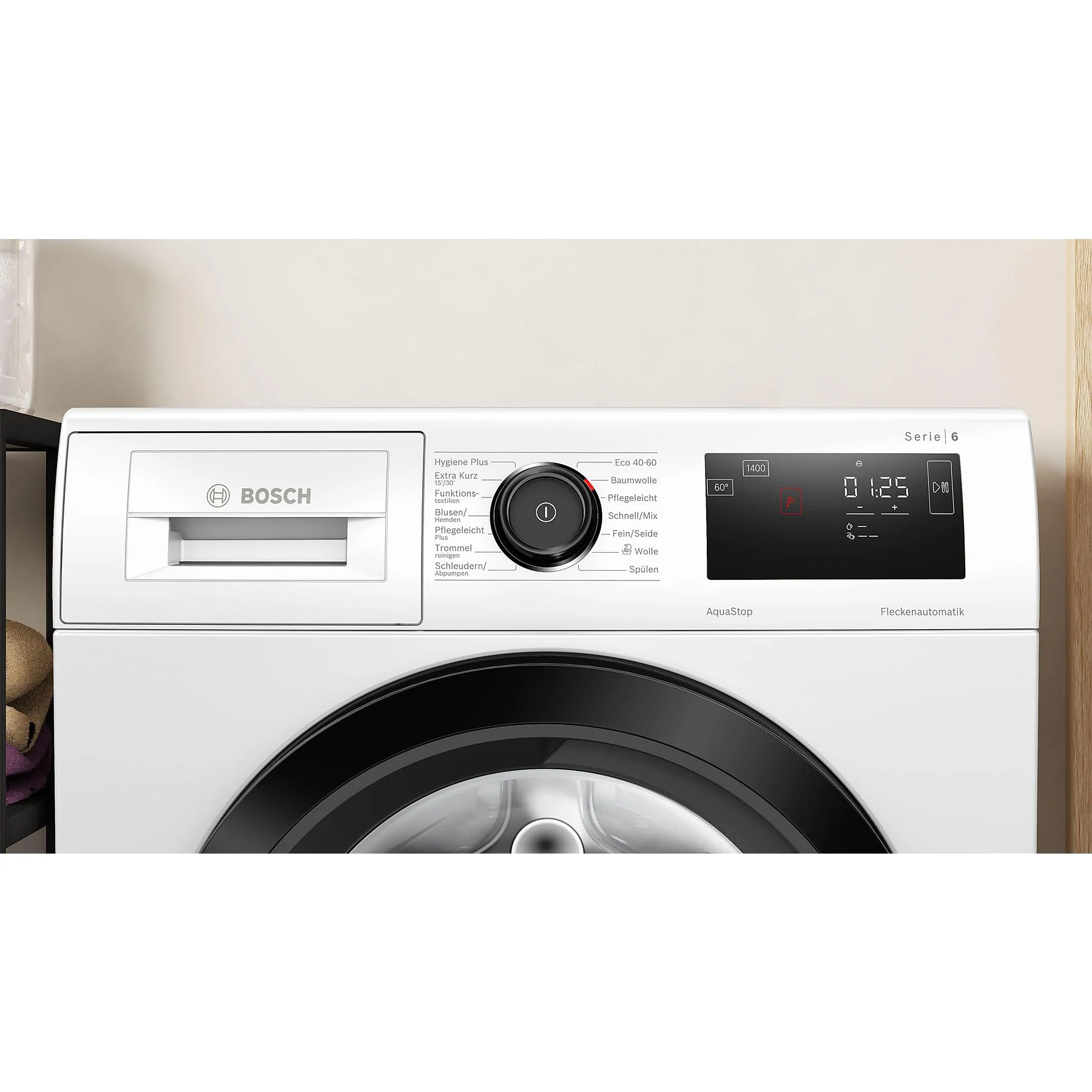 BOSCH WAU28R02 Serie 6 Waschmaschine (9 kg, 1400 U/Min., A)