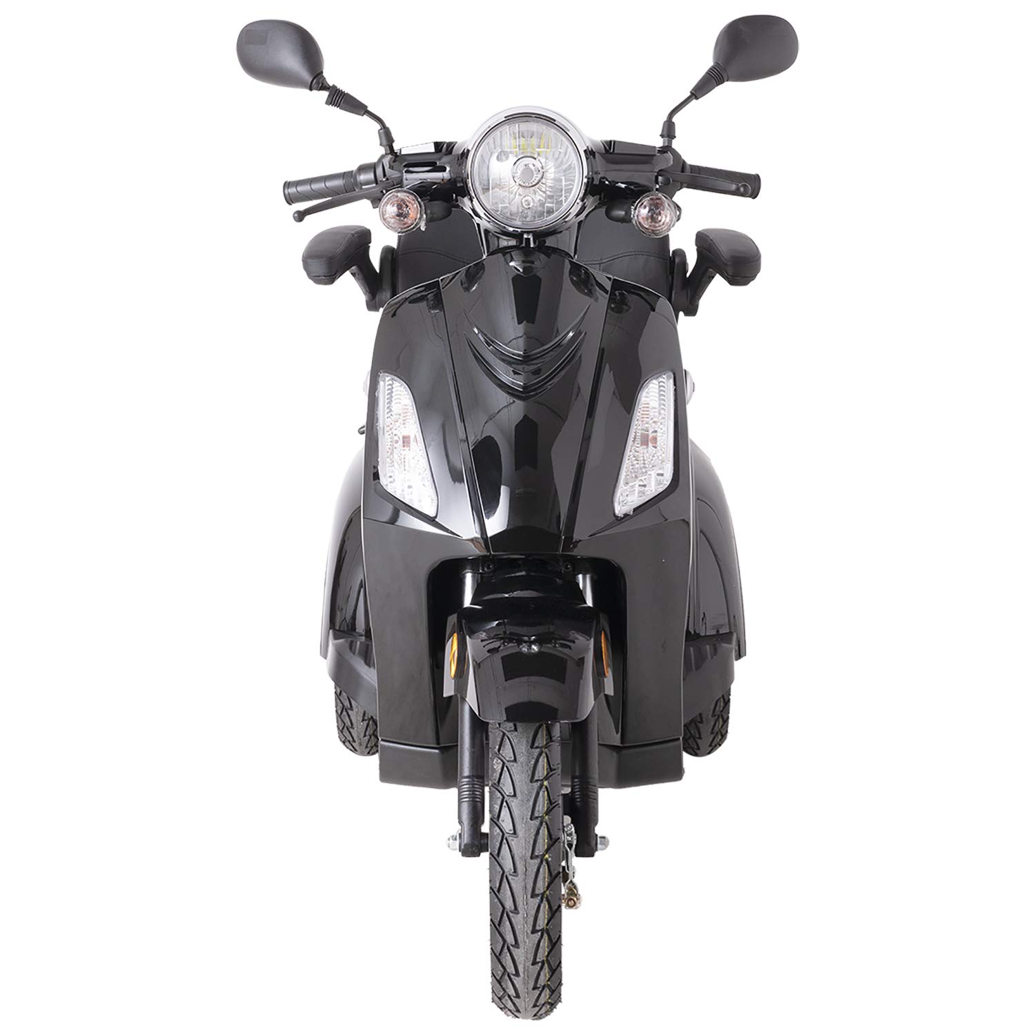 Black ZT500 Electric Mobility Scooter 3 Wheeled