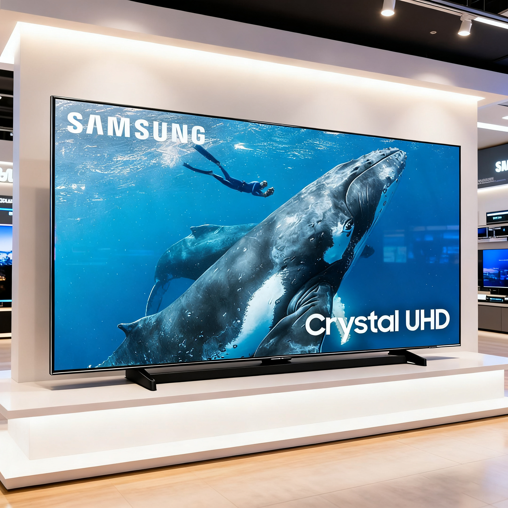 Samsung 98-Inch Class 4K Crystal UHD DU9000 Series HDR Smart TV, Object Tracking Sound Lite, Motion Xcelerator 120Hz, Supersize Picture Enhancer, Mega Contrast, Alexa Built-In (UN98DU9000, 2024 Model)