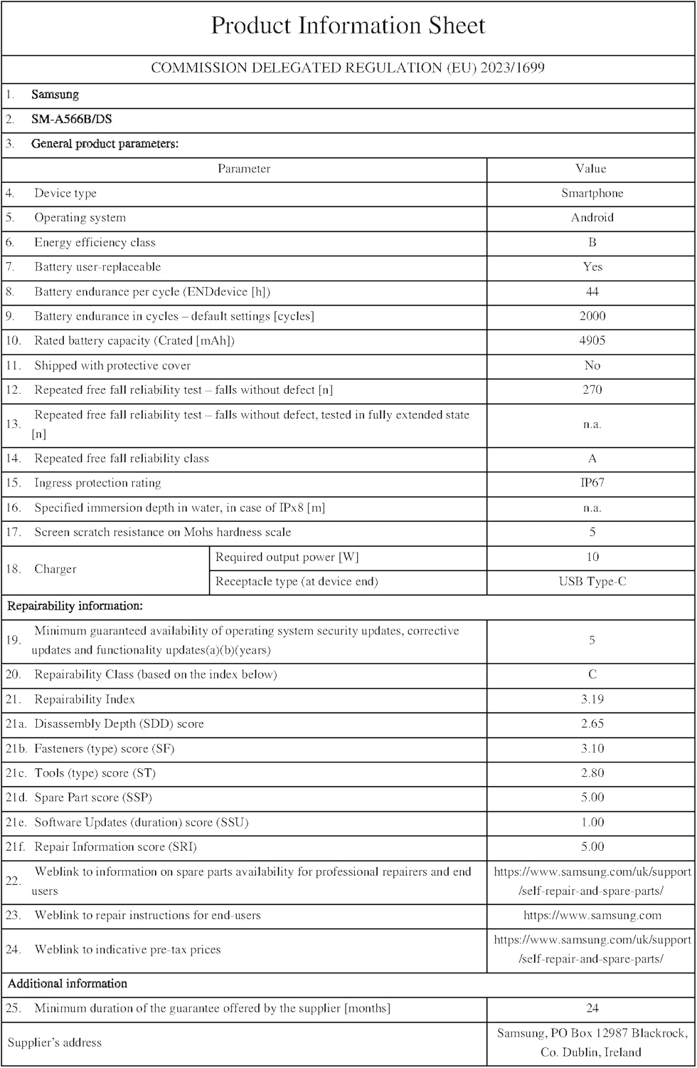 Samsung Galaxy A56 5G AI Smartphone ohne Vertrag
