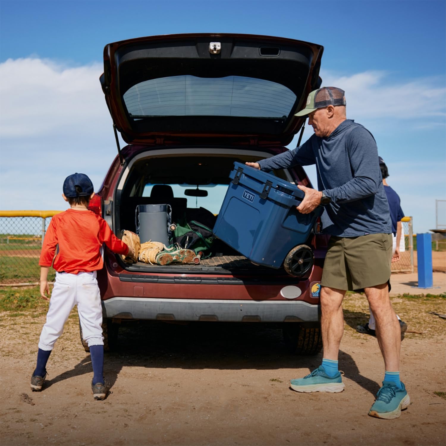 YETI Roadie 32 Wheeled Cooler  Roll to tailgates, tournaments, and camping trips.