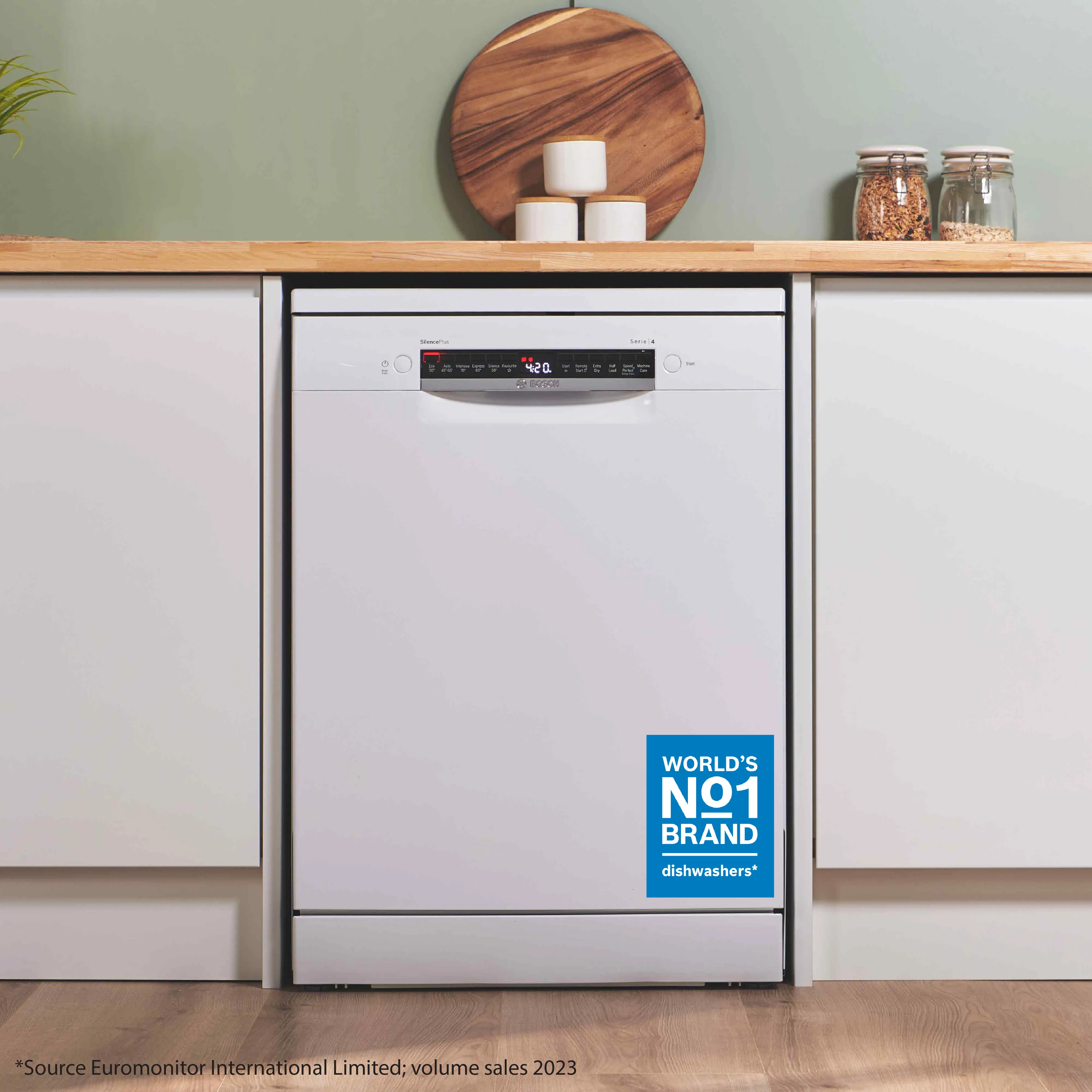 Bosch SMS4EKW06G Series 4 Free-standing dishwasher 60 cm White