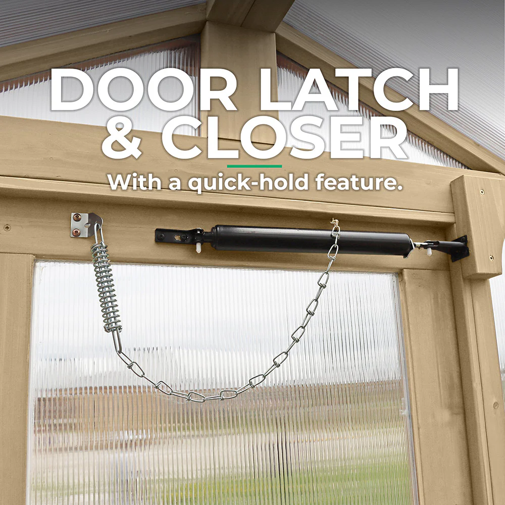 Yardistry 6.7' x 6' Meridian Greenhouse