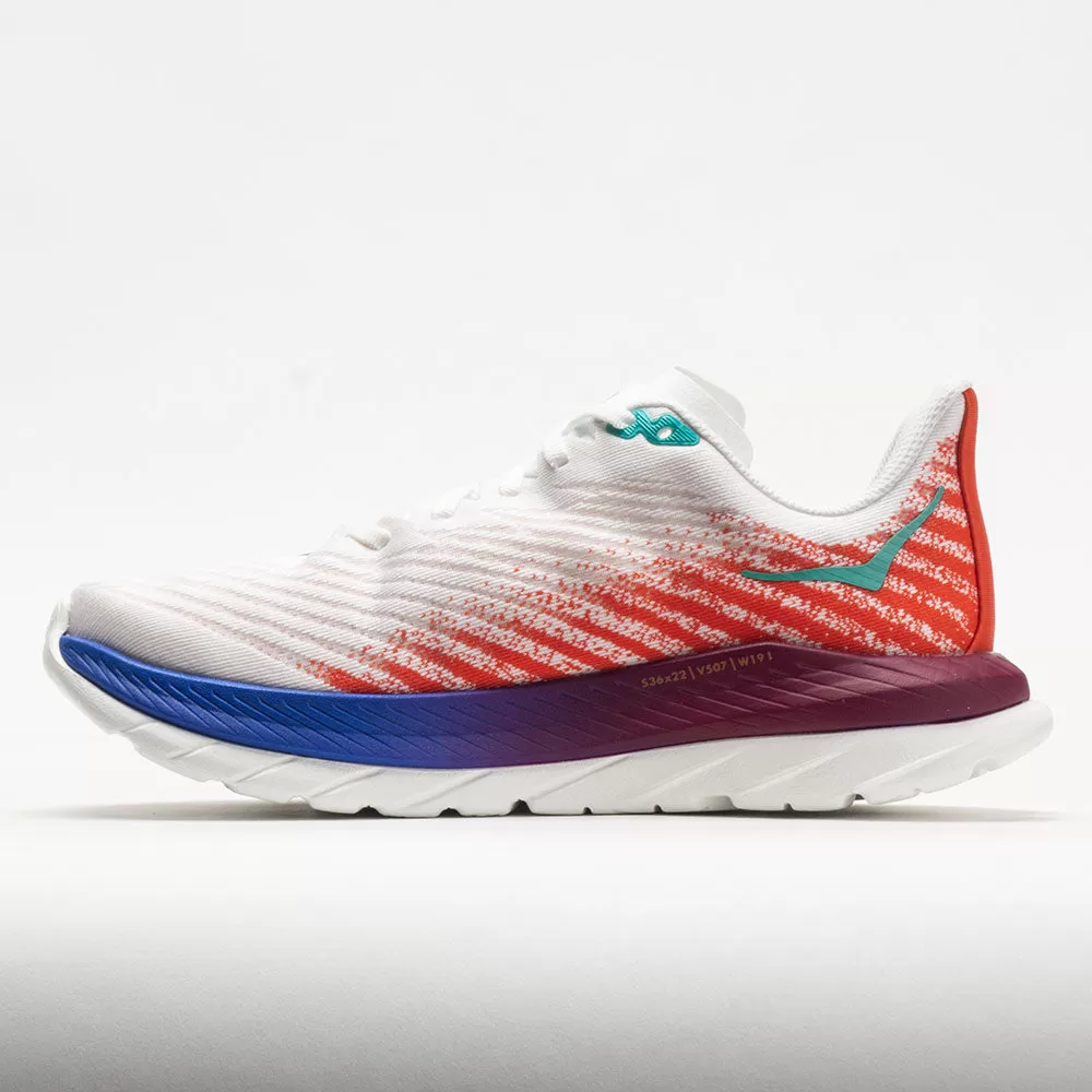 HOKA Mach 5 Men's White/Flame