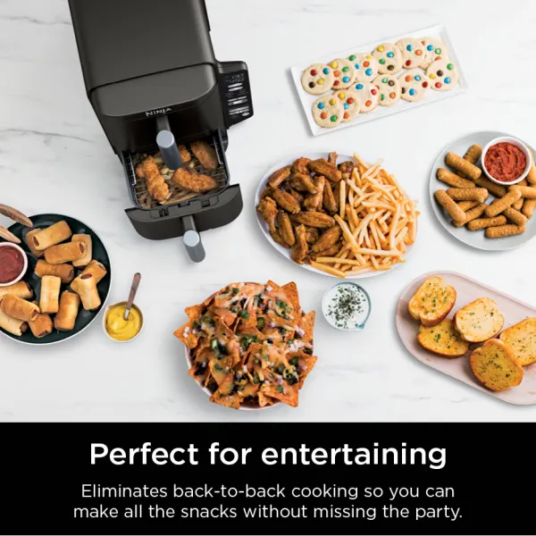 Ninja® DoubleStack™ 8 QT & 2-Basket Air Fryer