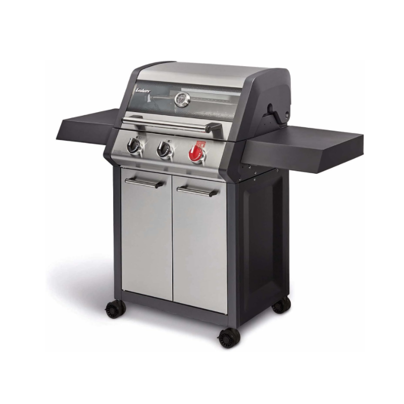 Enders® Monroe Pro X 3 S Turbo Gas Grill, 3 Stainless Steel Burners, PanoVision Vision