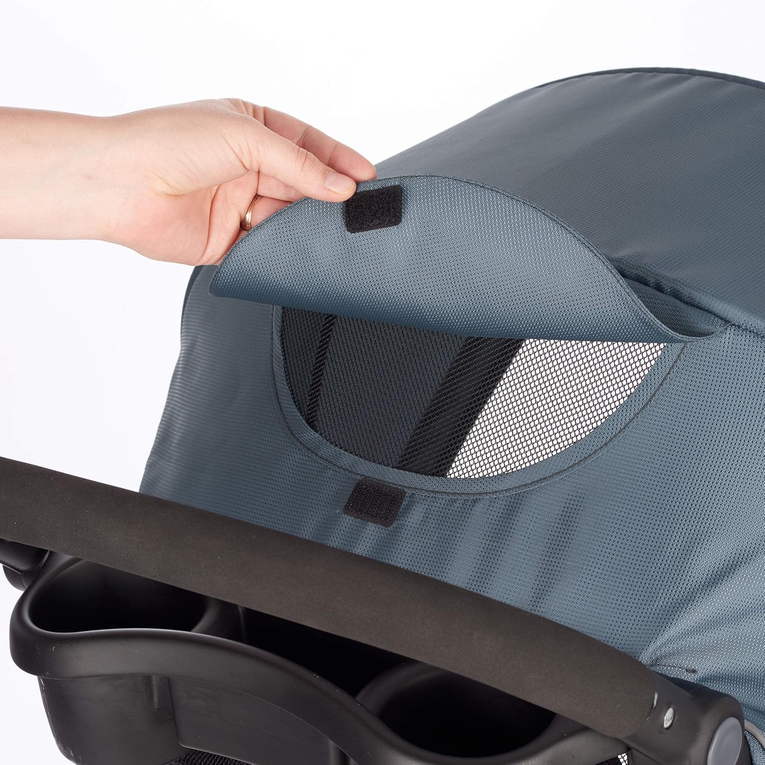 Evenflo Folio3 Stroll and Jog Travel System with LiteMax 35 Infant Car Seat (Skyline Blue)