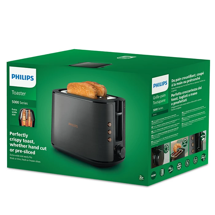 5000 Series Toaster in Black & Copper