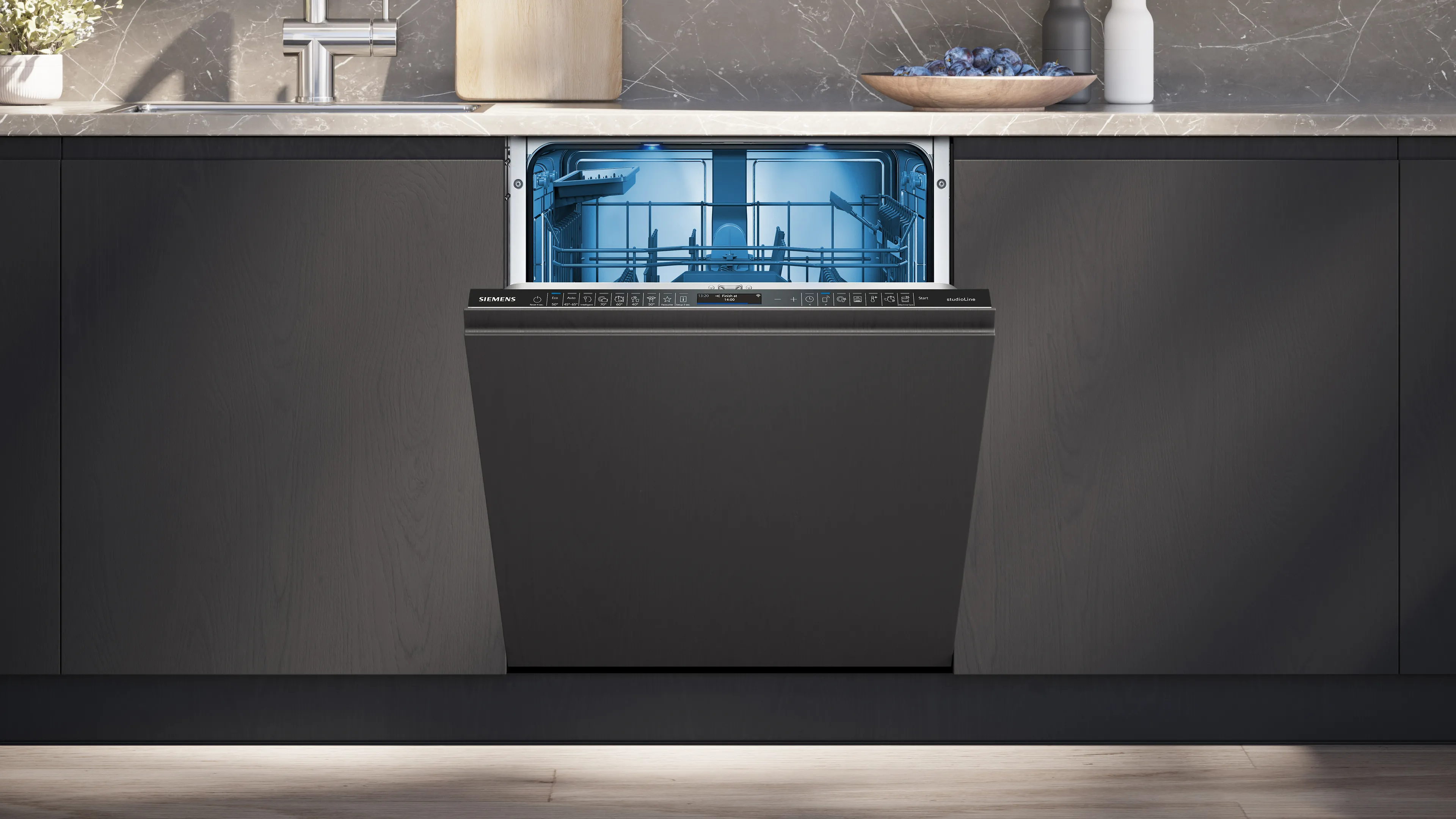 SIEMENS SX87Y801BE iQ700 Fully-integrated dishwasher 60 cm XXL