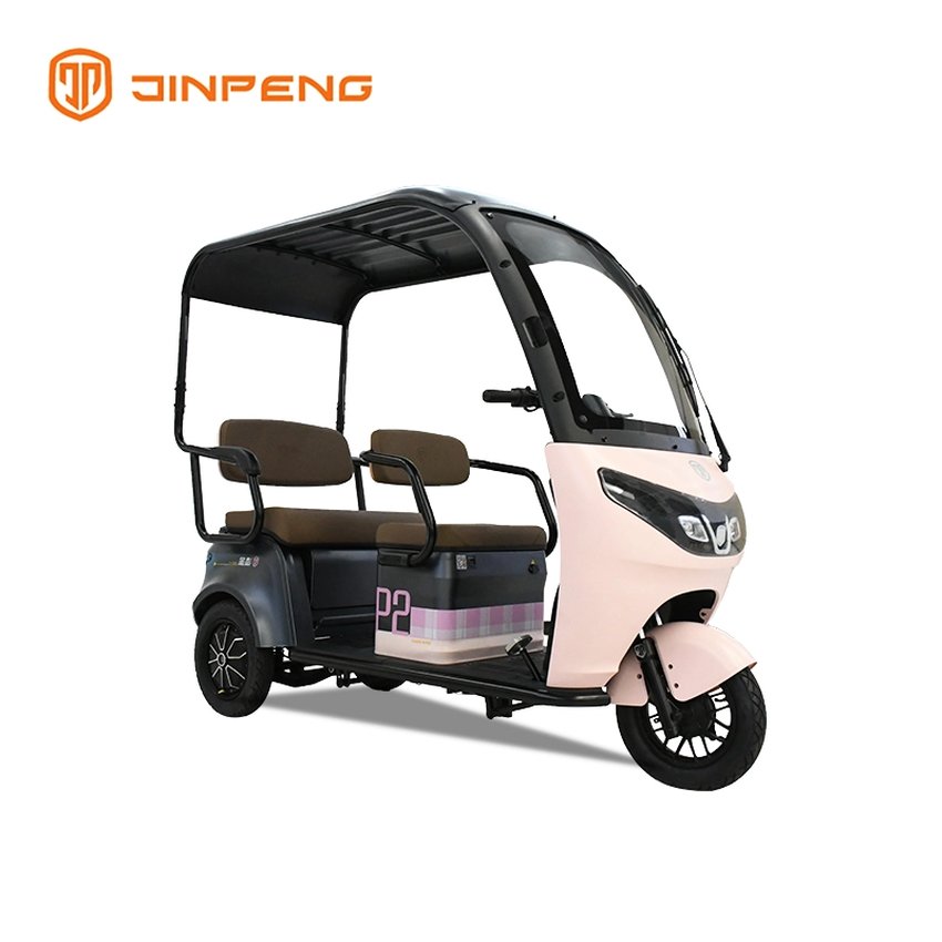 Electric Passenger Tricycle with Roof-P2