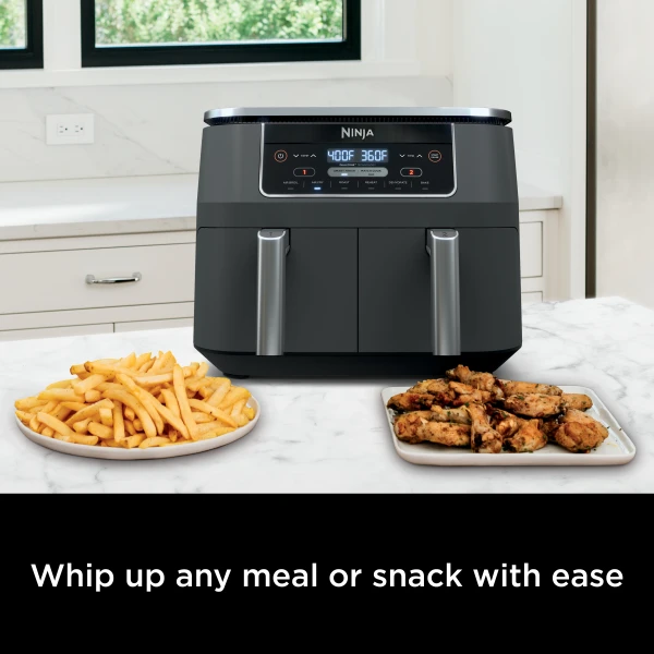 Ninja® Foodi® 6-in-1 8-qt. 2-Basket Air Fryer with DualZone™ Technology
