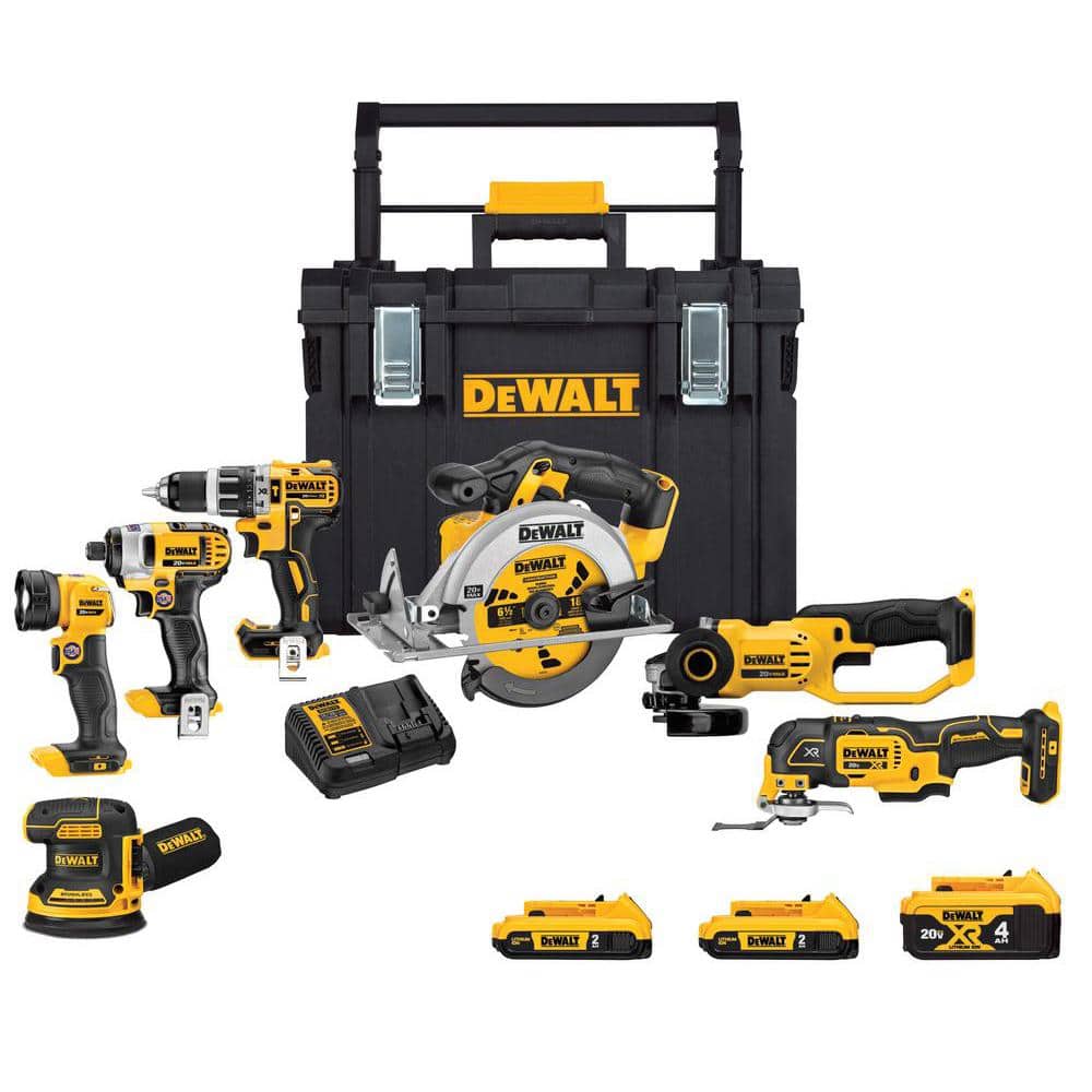 DEWALT 20V MAX Cordless 7 Tool Combo Kit