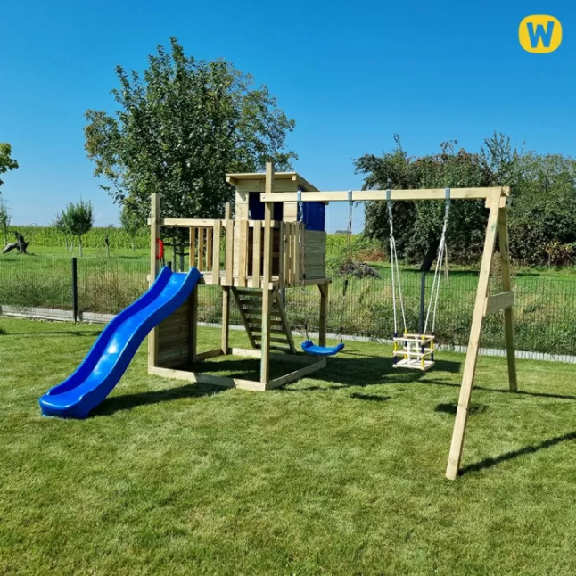Wooden climbing frame Wickey Smart Camp