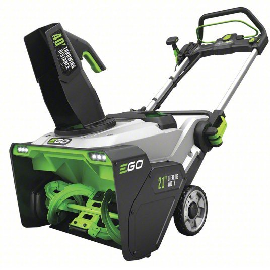 EGO Cordless Walk-Behind Snow Blower: 90° Chute Turning Radius, Cordless, Manual, 13
