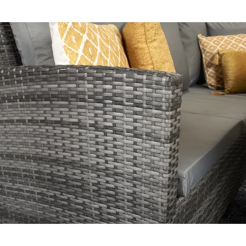 Camila Wicker 9 - Person Garden Lounge Set with Cushions