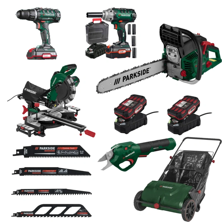 Parkside Power Tool Set