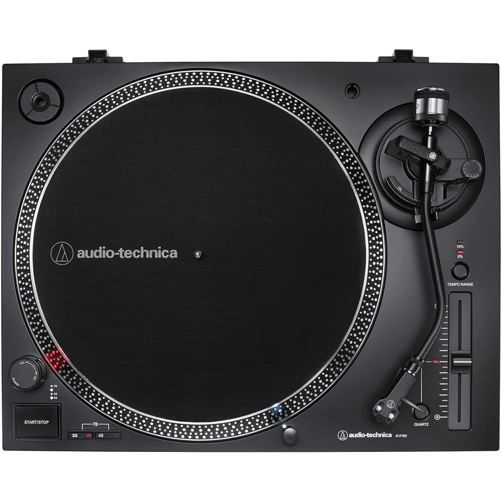 Audio-Technica AT-LP120XUSB-BK Plattenspieler mit Direktantrieb (Analog & USB)