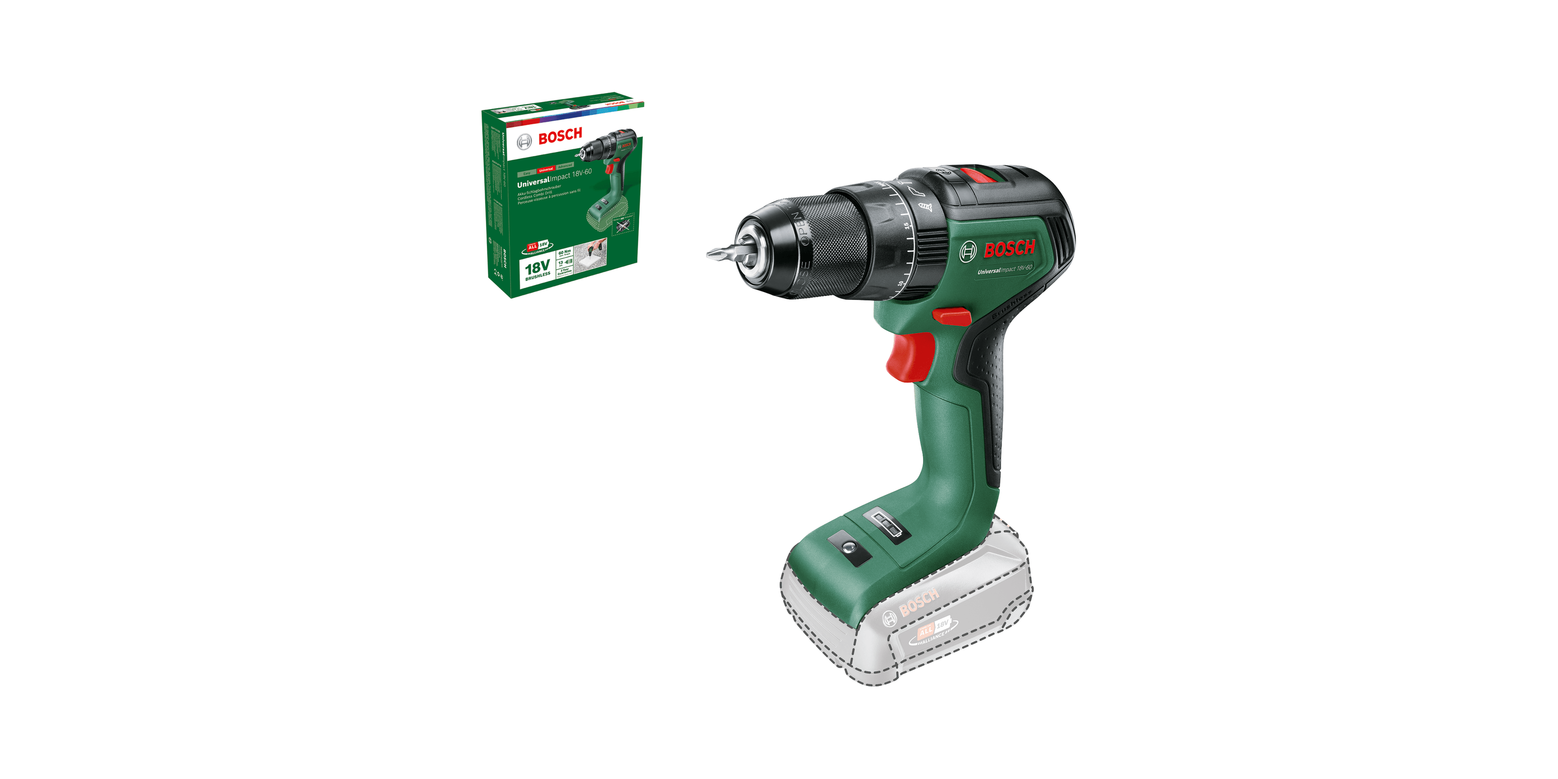 UniversalImpact 18V-60 - Without battery | Without charger