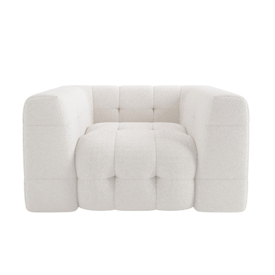 IKEA Cream Boucle 3 Seater Cloud Sofa