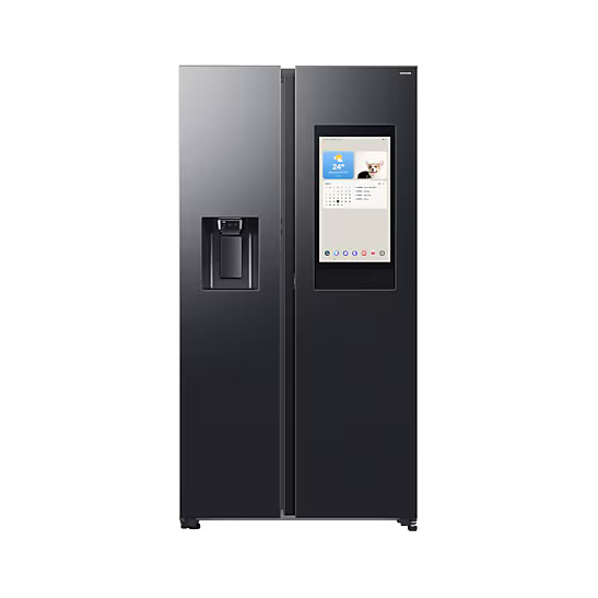Samsung  614L Bespoke AI Family Hub Side-by-Side Fridge Freezer with Family Hub™, Black