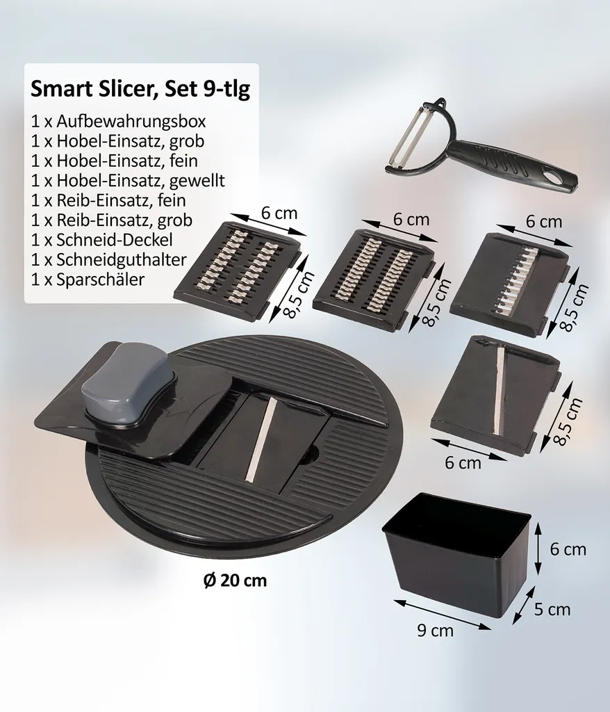 Kelton Pfannenset Töpfe Set 3 in 1 mit Deckel und Gemüseschneider 27 tlg., Kochgeschirr mit Pfannen und Kochtöpfen mit Antihaft Beschschichtung