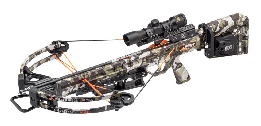 Wicked Ridge Raider 400 De-Cock Crossbow - 400 FPS